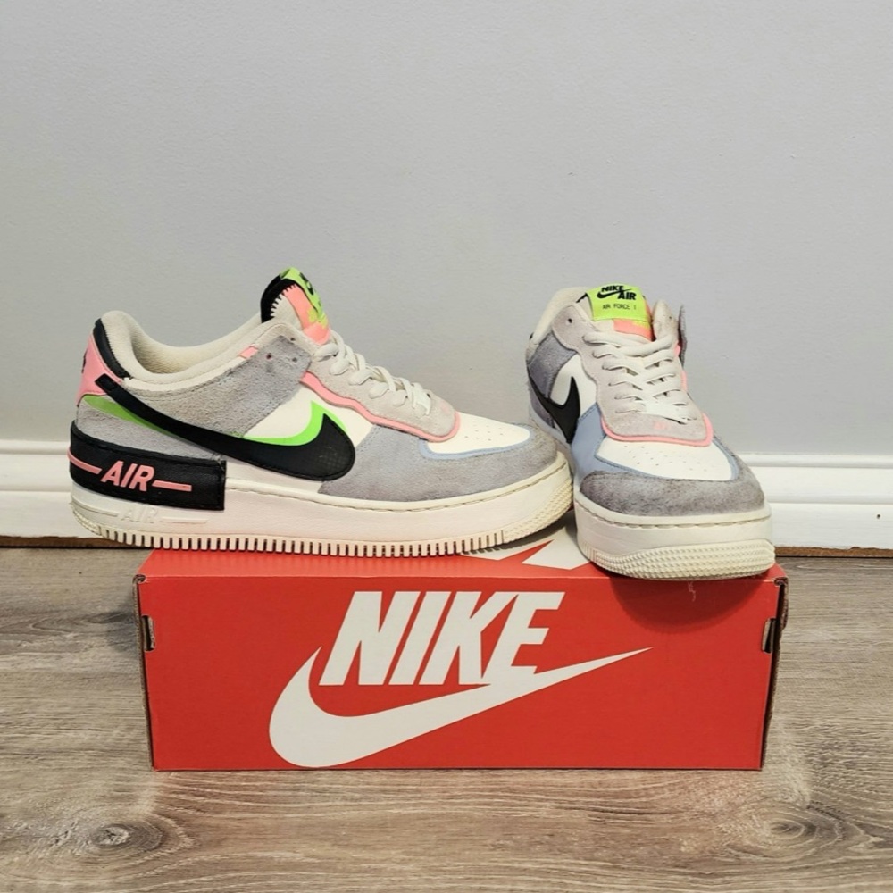 Nike Air Force 1, shadow sunset pulse